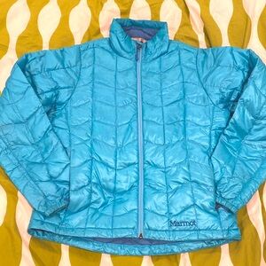Marmot Goose Down Hype Chevron Puffer